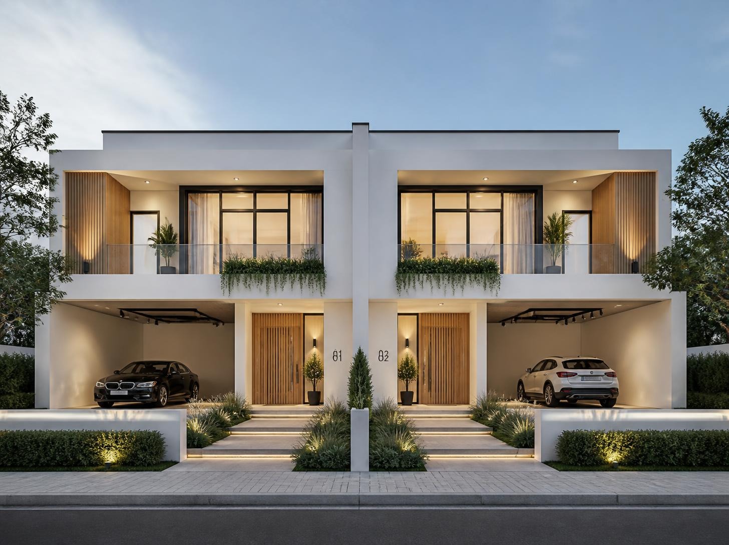 Duplex Marina — Duplex jumelé R+1