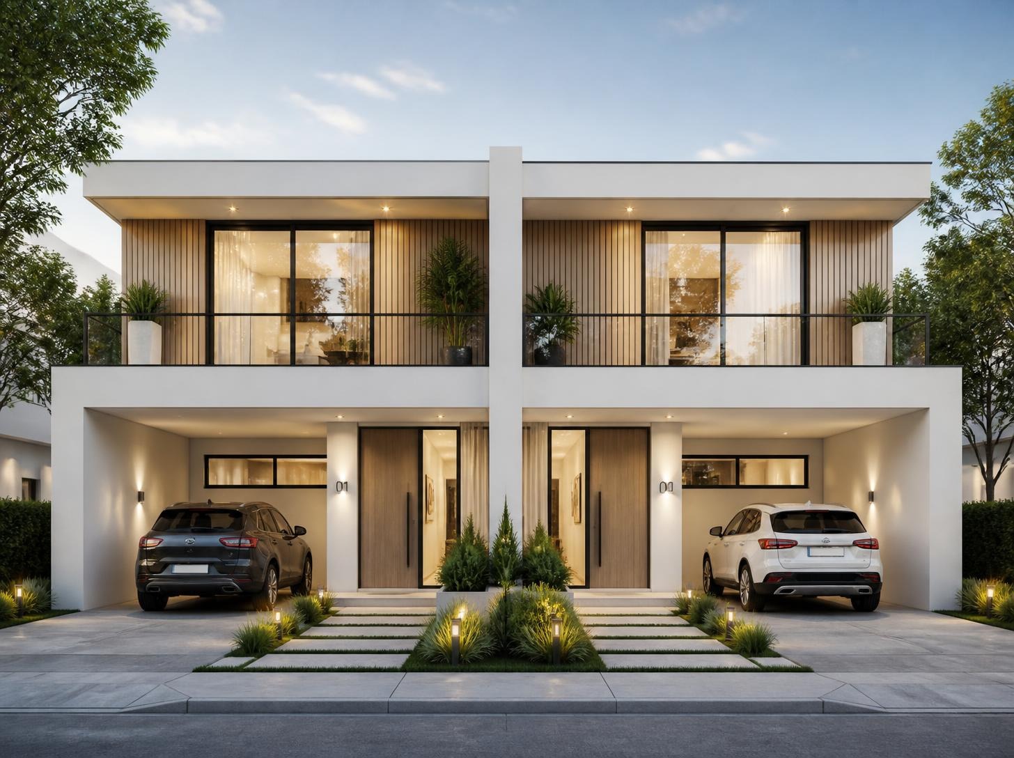 Duplex Atlantis — Duplex jumelé R+1