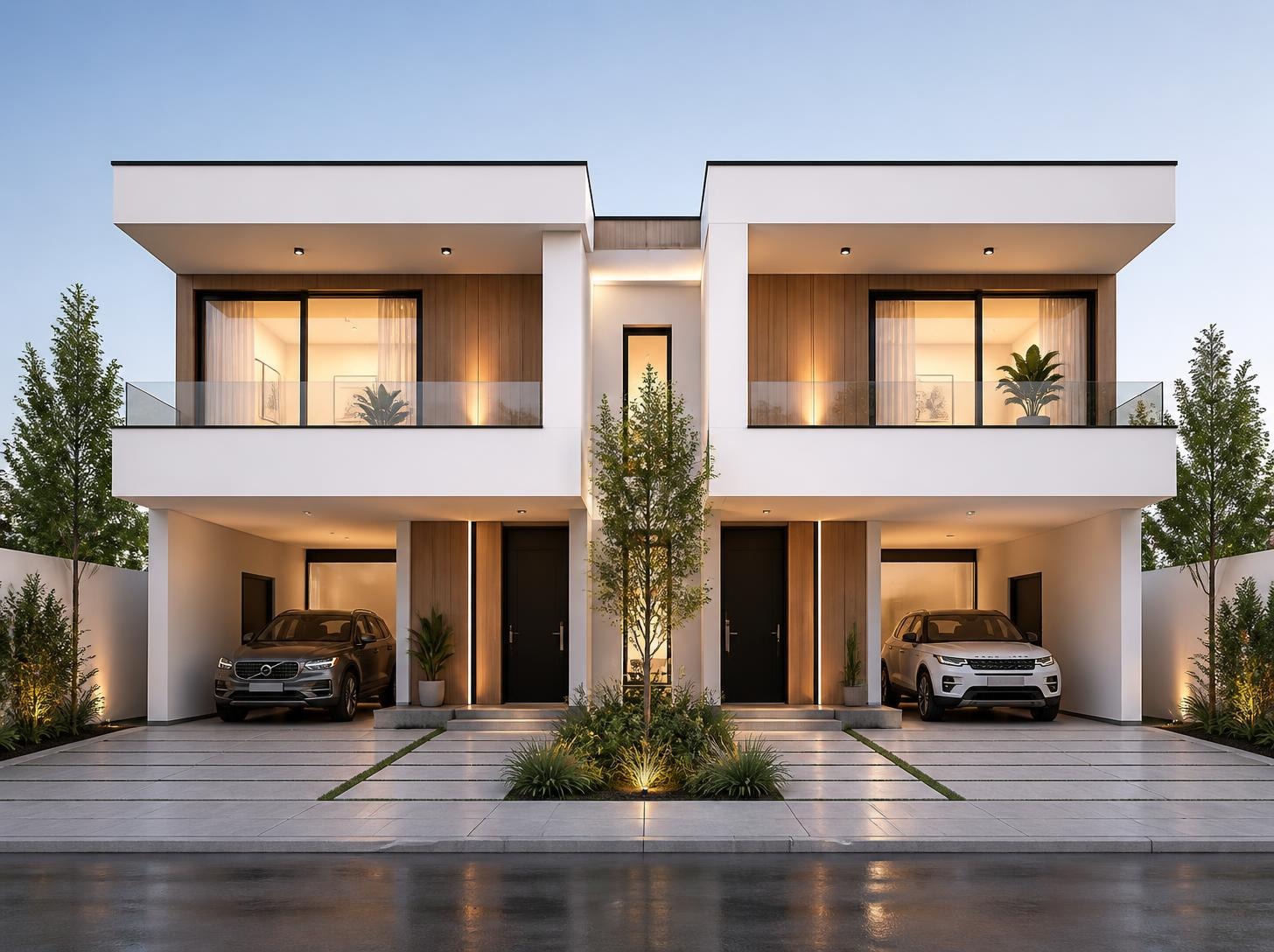 Duplex Belvédère — Duplex jumelé R+1